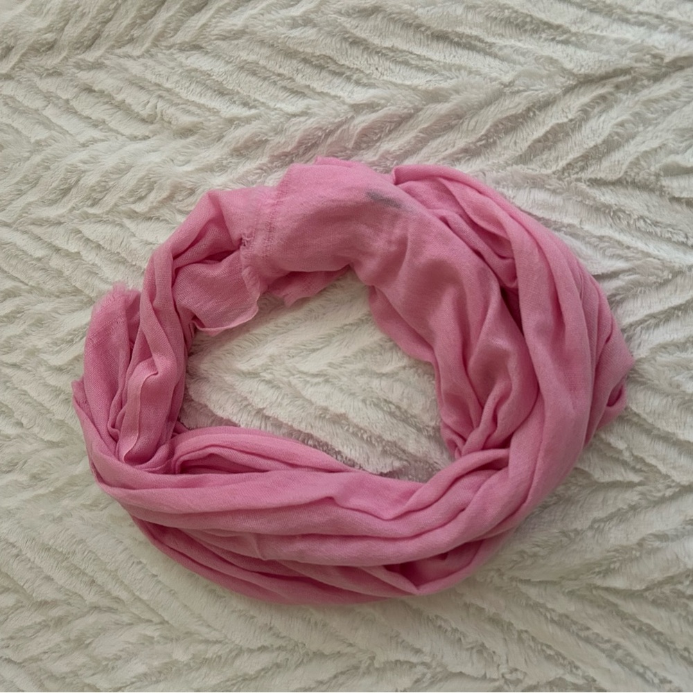 Cashmere blend scarf pink